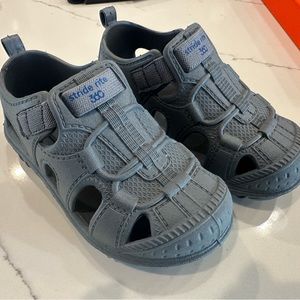 Stride Rite little kids size 8 Laguna Sandal Grey